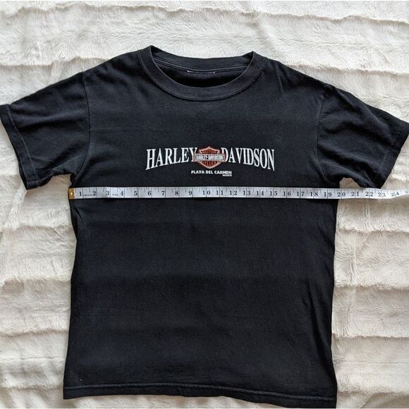 Harley Davidson Playa del Carmen black tshirt Medium @X - Picture 5 of 6